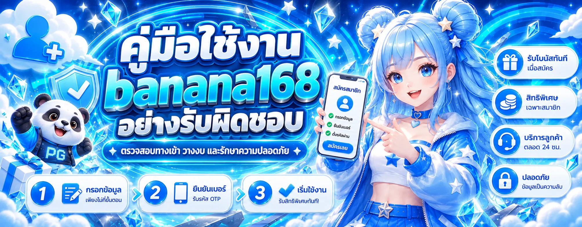 banana168 คู่มือใช้งานปลอดภัย วางงบเป็น